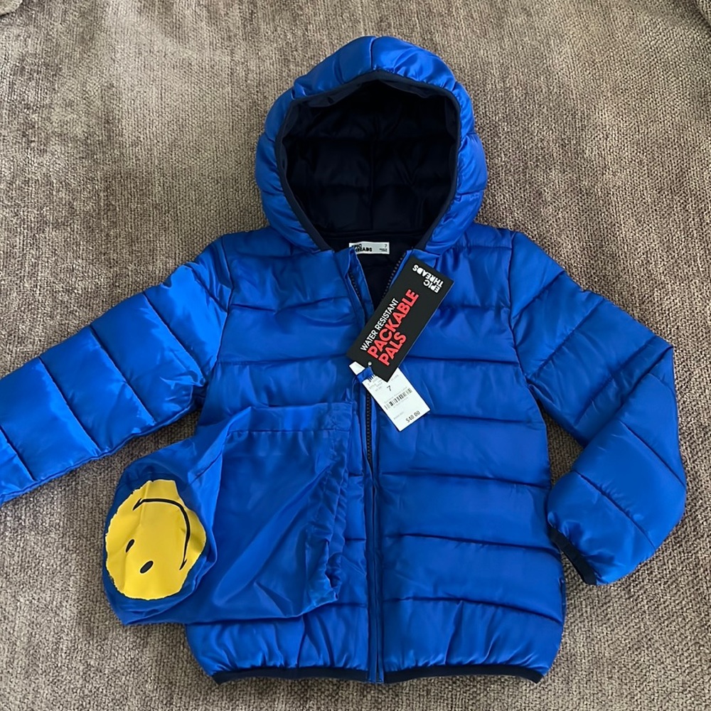 NWT kids winter water resistant puffer jacket